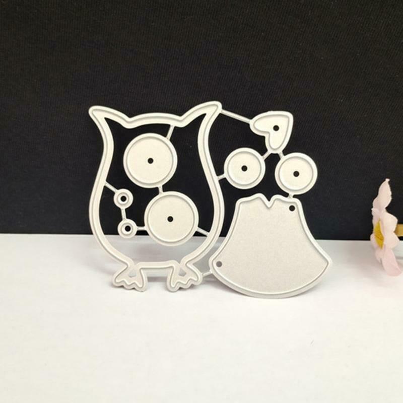 Night Owls Cutting Die Template Halloween Birthday Crads Making Accessories