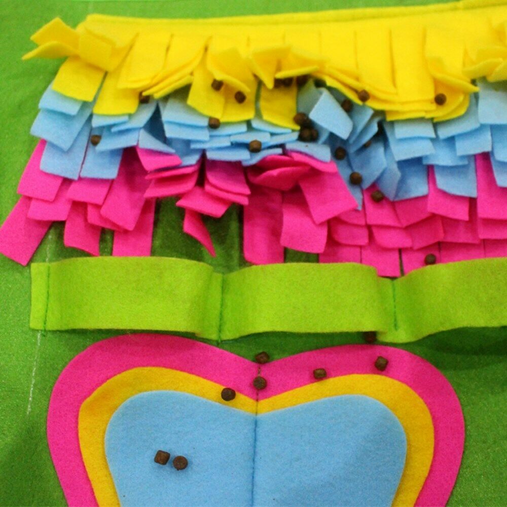 Pet Cat Dog Snuffle Mat Training Sniffing Pad Feeding Blanket Cushion Toys CA