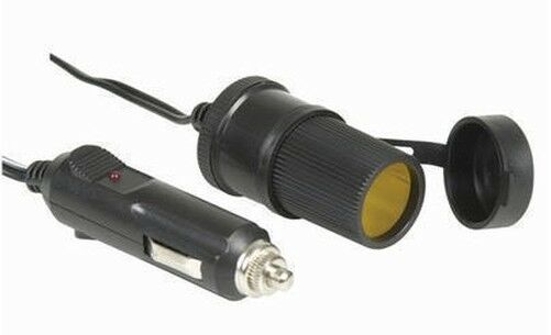 2M 12V DC POWER EXTENSION CABLE CIGARETTE LIGHTER SOCKET CONNECTOR ADAPTOR 5 AMP
