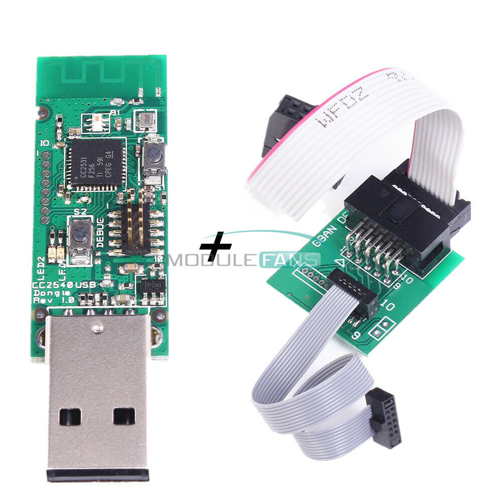 Bluetooth 4.0 CC2531 Sniffer Protocol Board USB Interface +Downloader for Zigbee