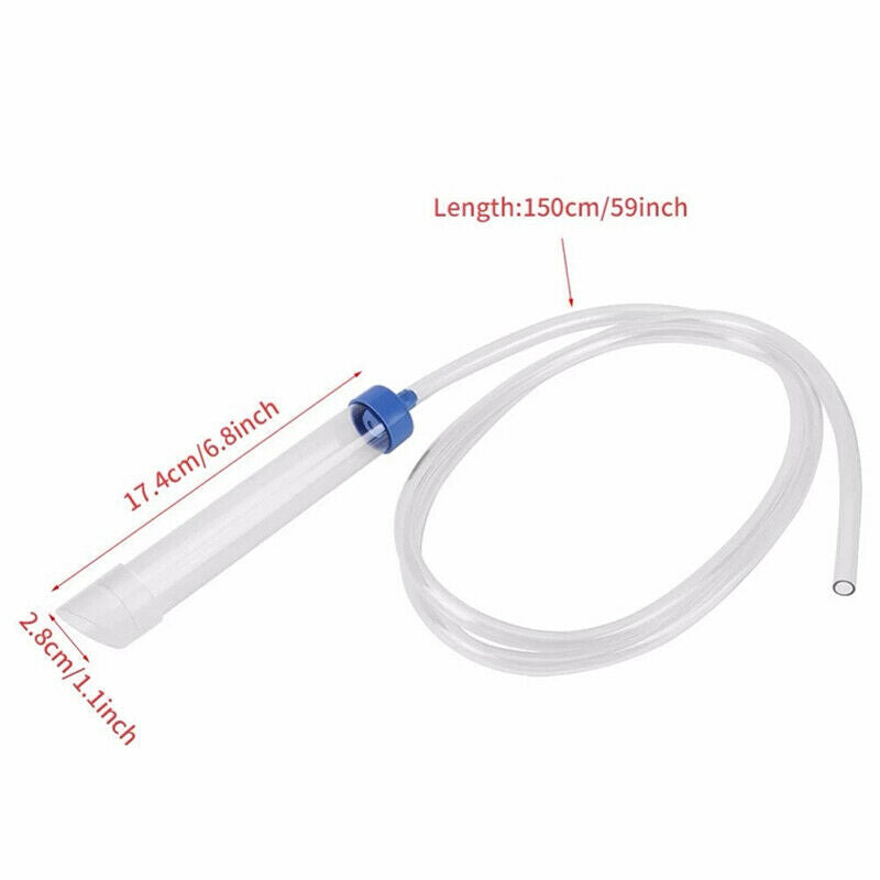 Siphon For Aquarium Fish Vacuum Gravel Water Filter Cleaner Siphon Cleane wHSJC