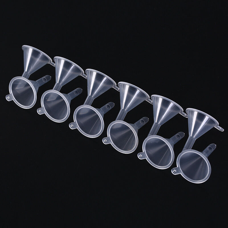 12pcs clear plastic funnels for empty bottle filling perfumes essential oi.l8