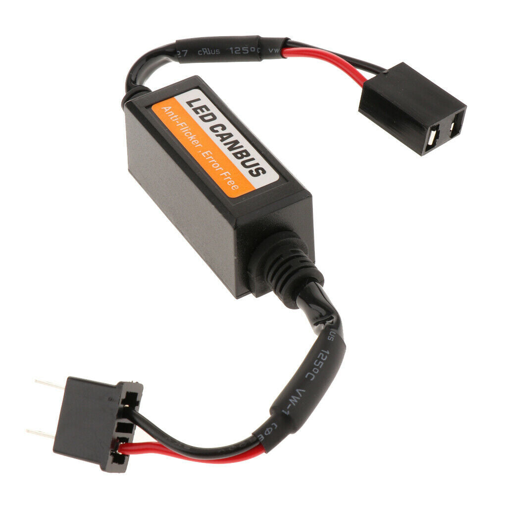 2x H7 Headlight Canbus Warning Error Free Load Resistor Canceller Decoder
