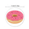 500Pcs Donut Baking Adornment Scrapbooking Stickers Packaging Seal Label Decor