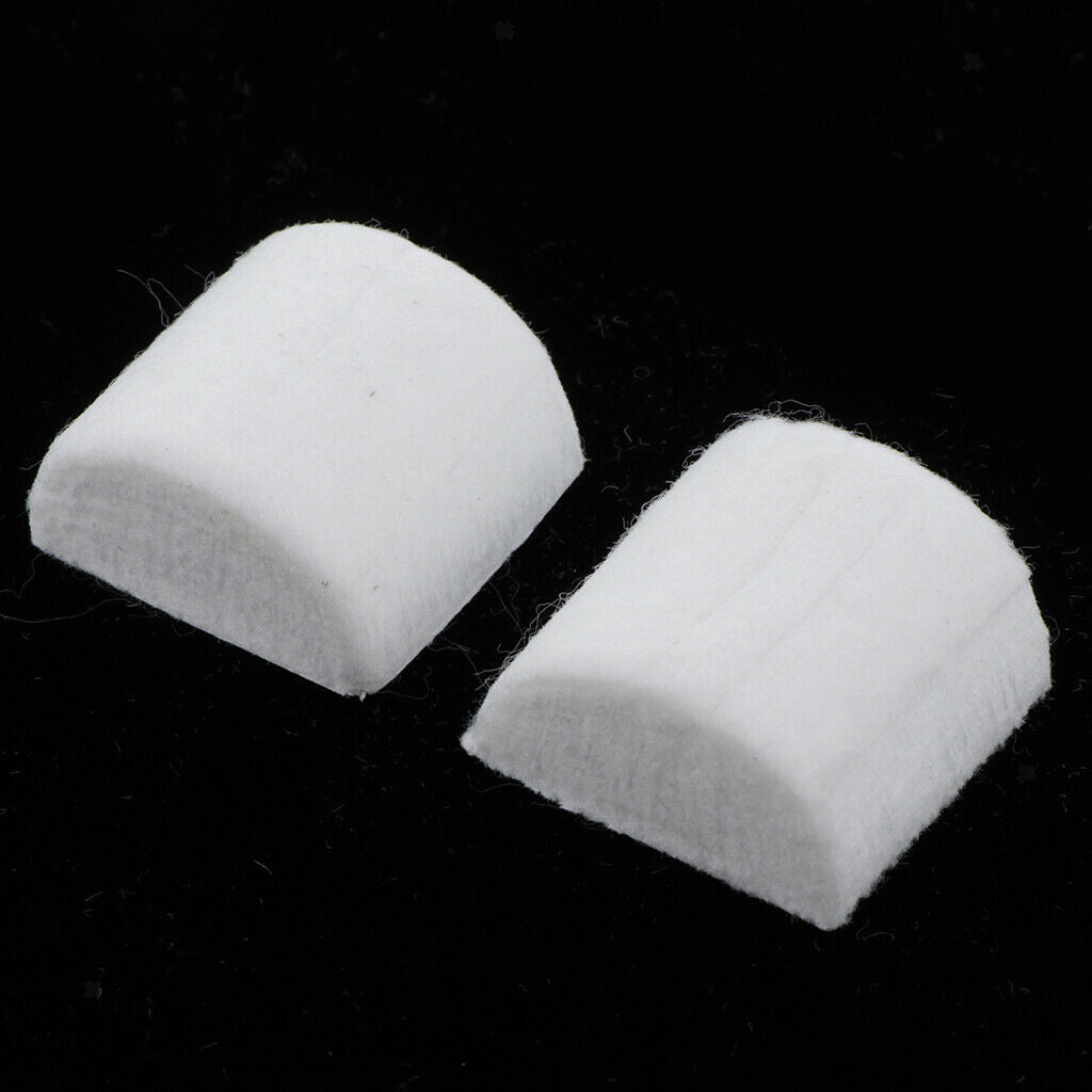 2 Packs Wool Felt Drum Dampers Electric Drums Beater Heads Instrument Kit