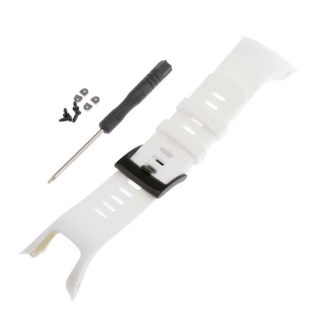 Silicone Watch Band Replacement for SUUNTO Spartan Trainer Watch White