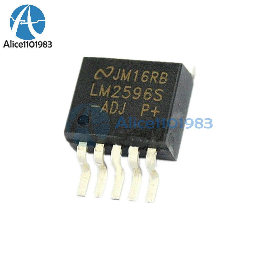 5PCS Step-Down Voltage Regulator IC TO-263-5 LM2596S-ADJ LM2596SX-ADJ LM2596S