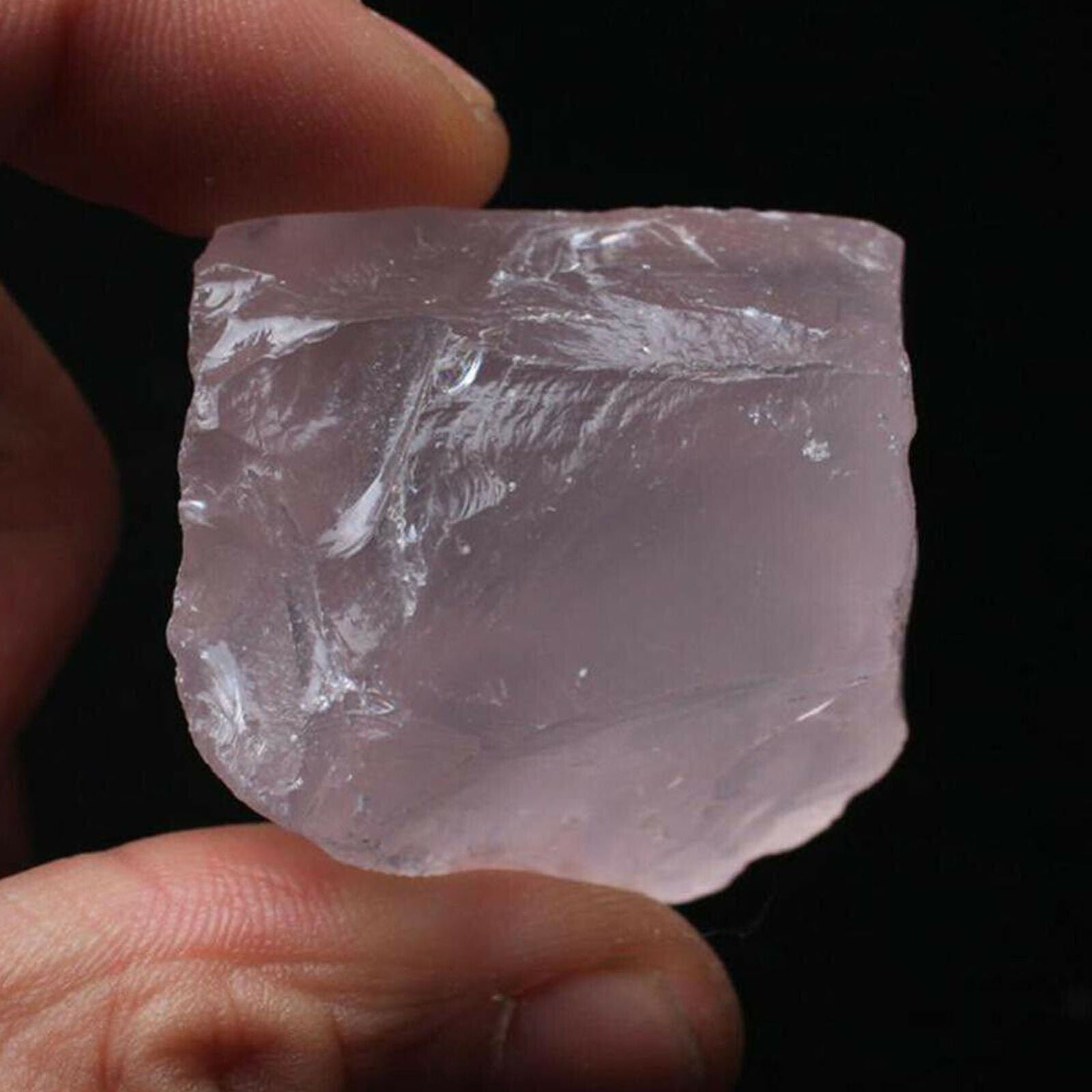 100g Pink Rose Quartz Natural Raw Rough Crystal Mineral Specimen Rock Stones