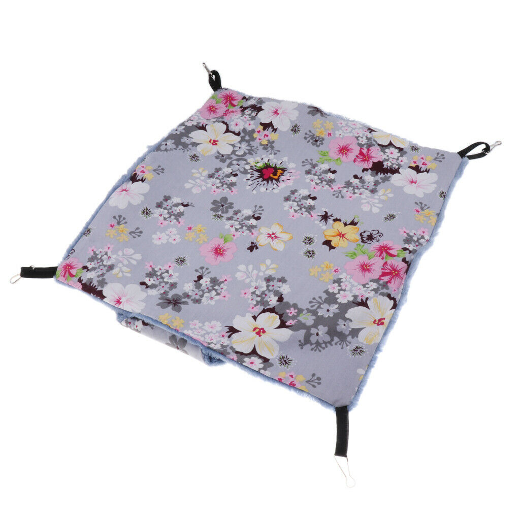 3 Pieces Squirrel Hammock, Small Animals Cotton Hanging Bed - Mat House Cage