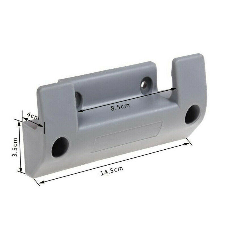 2Pcs Garden Hose Reel Holder PVC Wall Mounted Garden Hose Hanger Pipe Holder wZ4