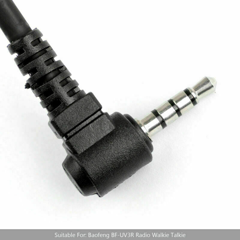 Handheld Speaker Mic Microphone For Baofeng BF-UV3R Radio Walkie-talkie UN