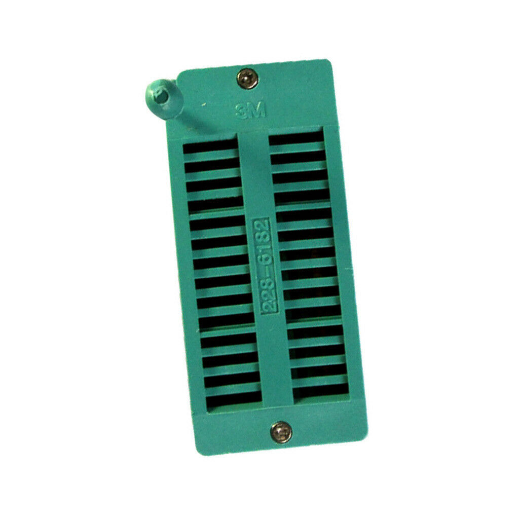 28P pin Test universal ZIF DIP locking IC socket 2.54mm