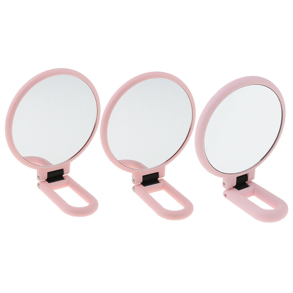 2X 3X 15X Magnify Portable Double Sided Round Handheld Travel Makeup Mirror