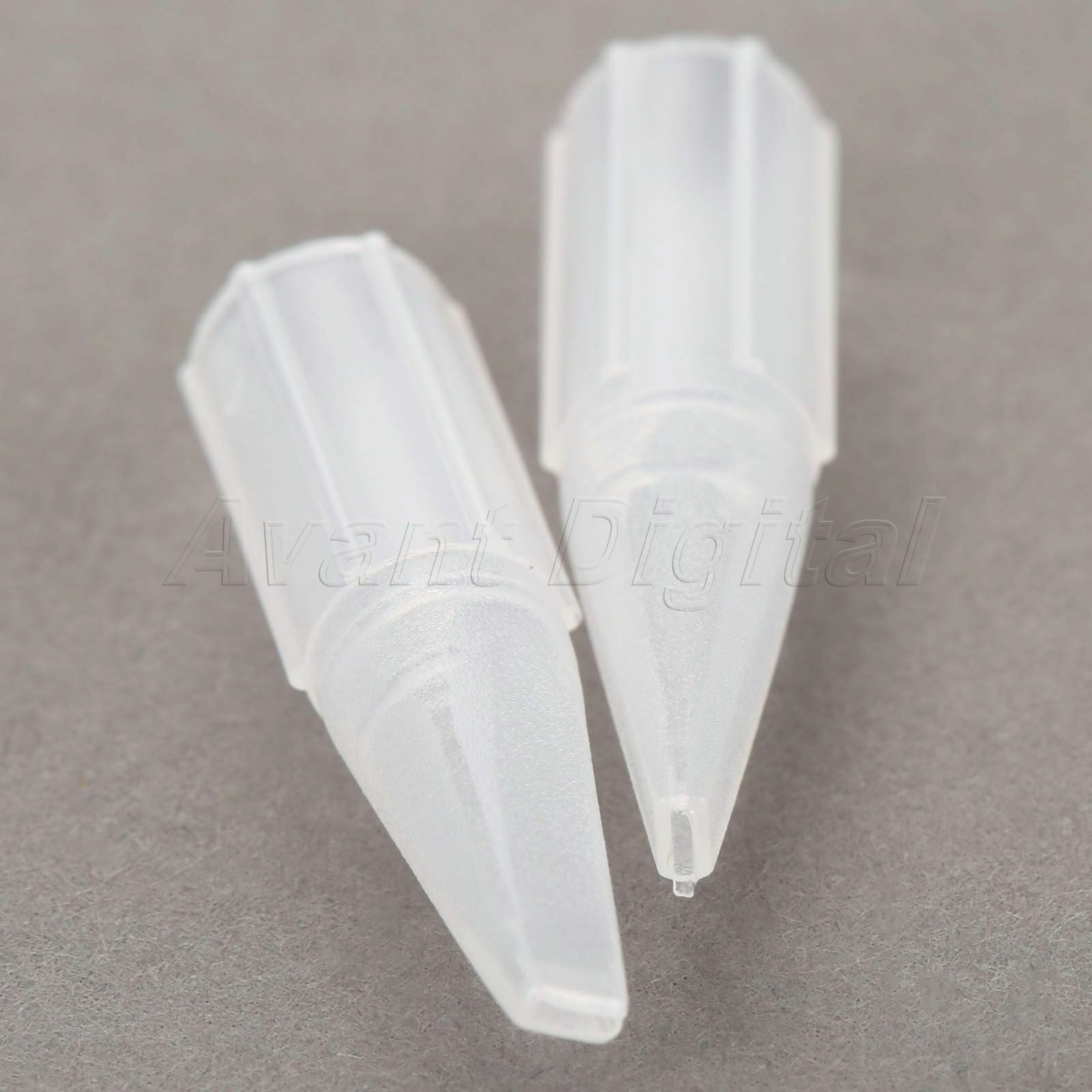 50pcs Convenient Tattoo Needle Tips Flat Mouth 5F Permanent Eyebrow Makeup Tool