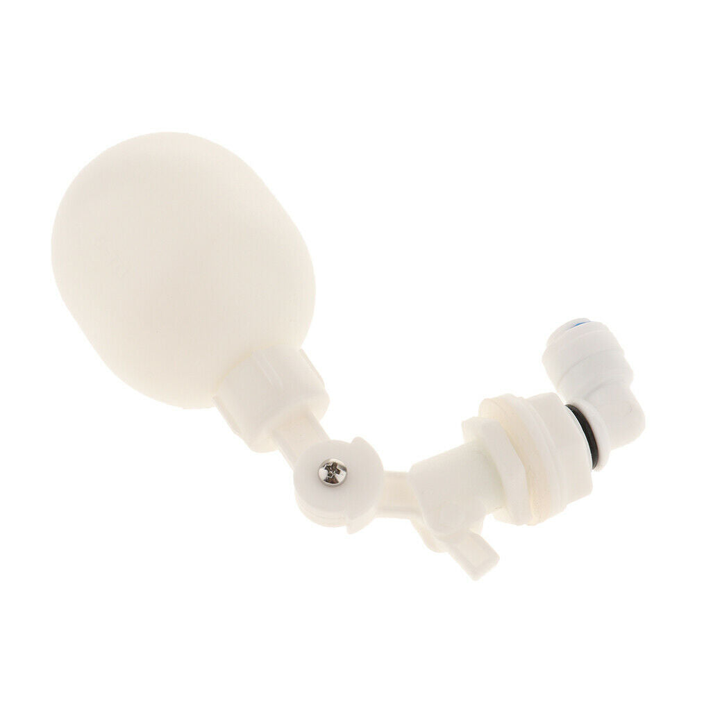Float Valve Shut Off 1/4'' Automatic Fill Feed Fish Tank Aquarium RO Water