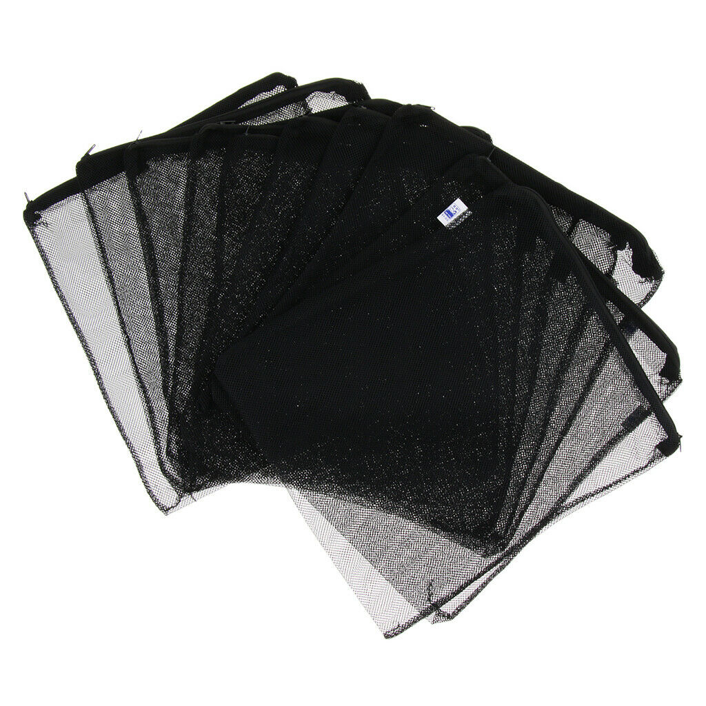 10 Pieces Aquarium Filter Bags Media Filter Bags with Zipper for aquarium,