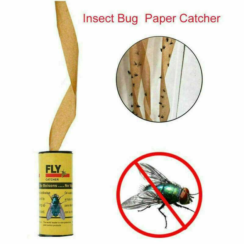 4xSticky Ant-fly Repellent Paper Insect Bug Glue flytrap Catcher Mosquito.l8