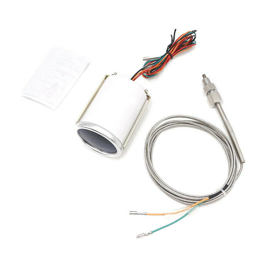 LED display 2 inch Exhaust Gas Temperature Smoke Lens Car EGT  Gauge Meter
