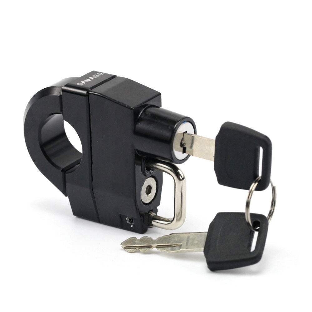 Motorcycle Universal Helmet Lock For 25mm Engine Crankcase Crash Bar Motorbike
