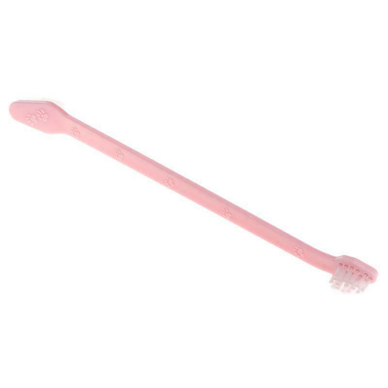 Durable Duel Dog End Cat Puppy Dental Pet Grooming Comfortable Toothbrush