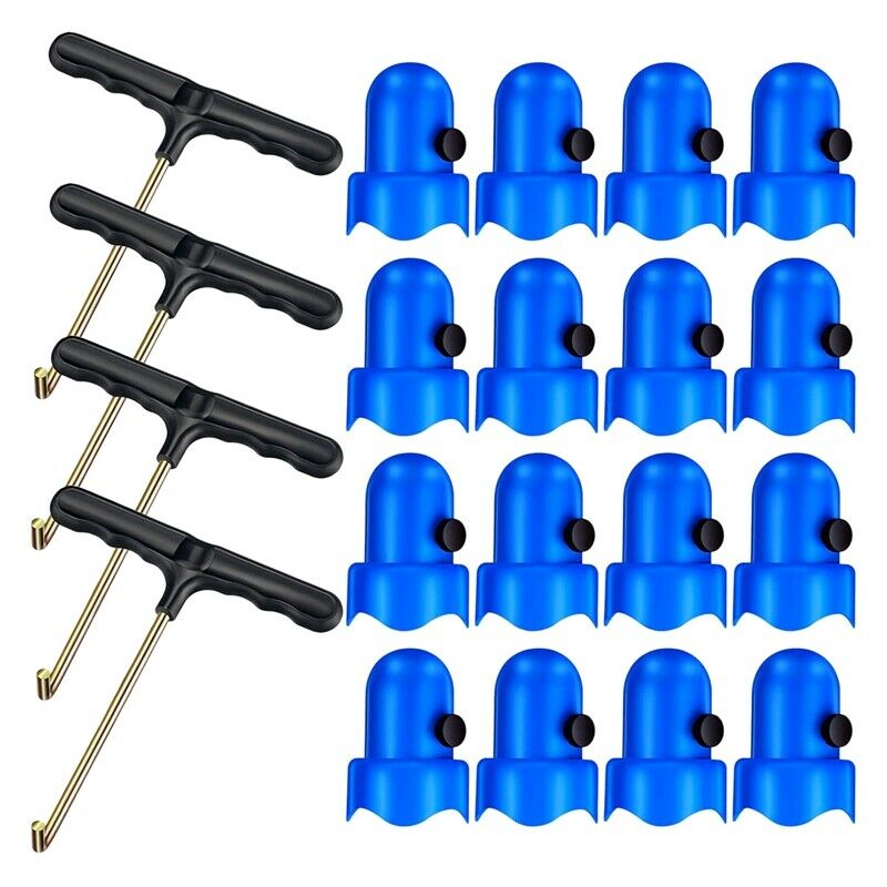 1.5 Inch Diameter Trampoline Enclosure Pole Caps with Screw Thumb and TrampoD4Y3