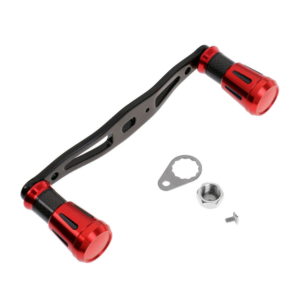 Aluminum Alloy Fishing Reel Handle Rocker for Baitcasting Fishing Reel Black