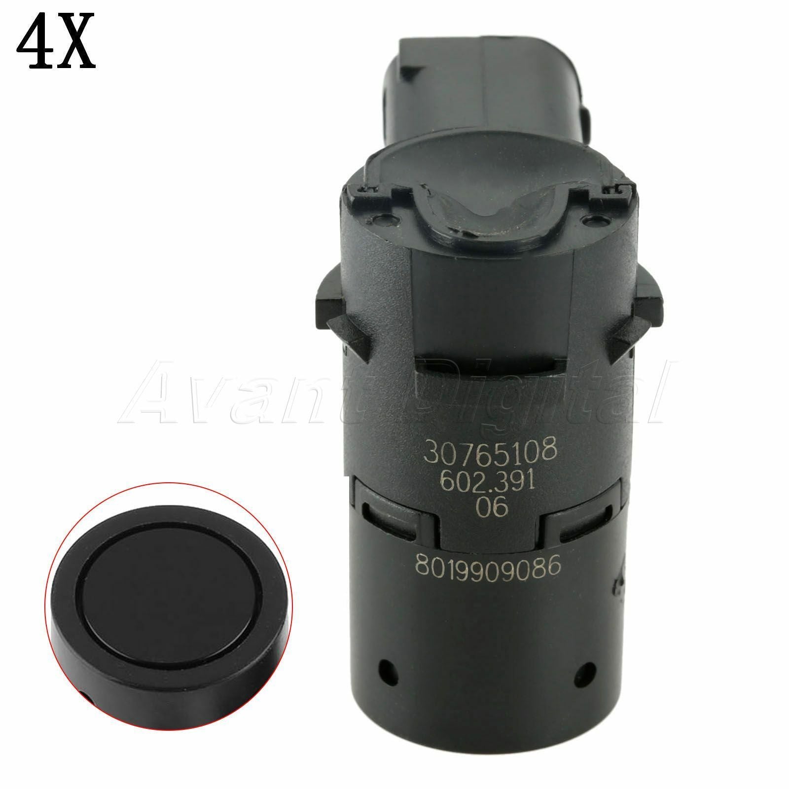 4Pcs PDC-Sensor / Parksensor For VOLVO S60 S80 V50 XC90 30765108 5267042
