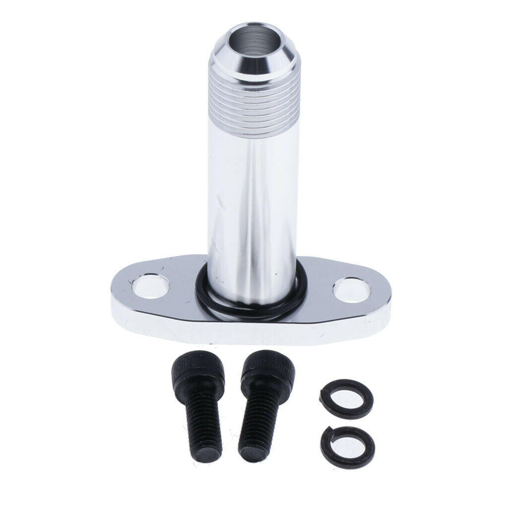 Extended 10 AN Turbochargers Drain Fitting for T3/T4 Turbochargers Flange