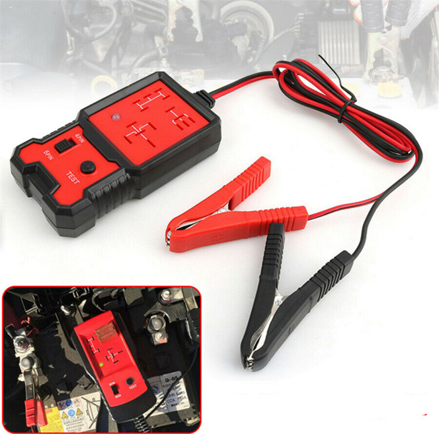 12V Electronic Automotive Relay Tester Tool For Cars SUV Auto Battery Checker