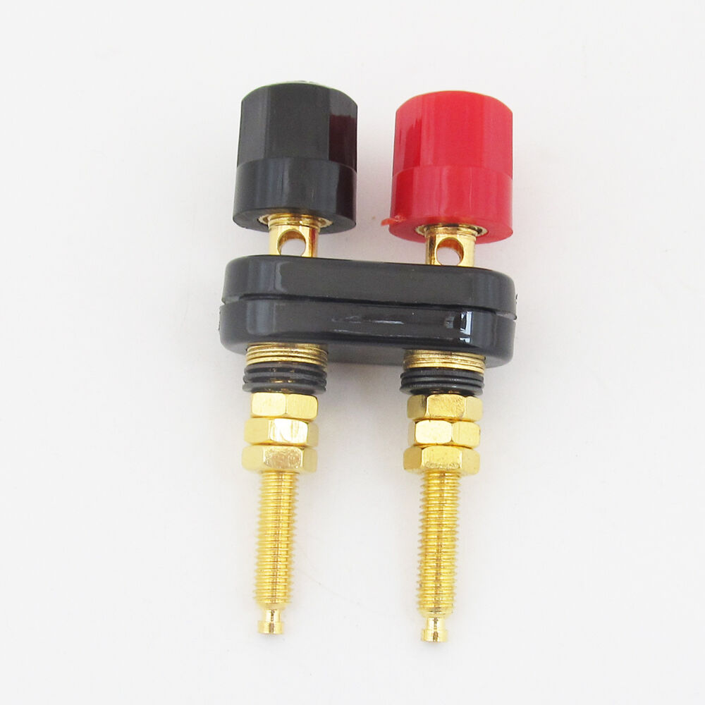 20pcs Lengthen Dual 2-way Banana Jack Speaker Amplifier Terminal Binding Post