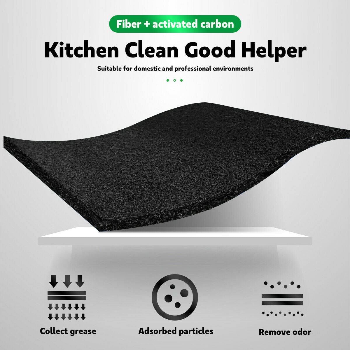 47*114cm /18X45â€˜â€™Floor Furnace Register Vent Charcoal Carbon Cooker Hood Filters