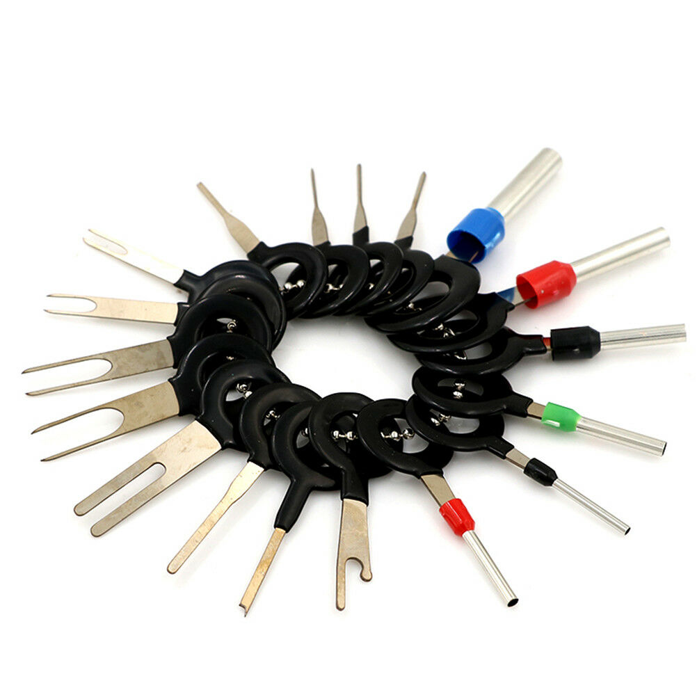 18Pcs Wire terminal removal tool car electrical wiring crimp connector pin kitDD
