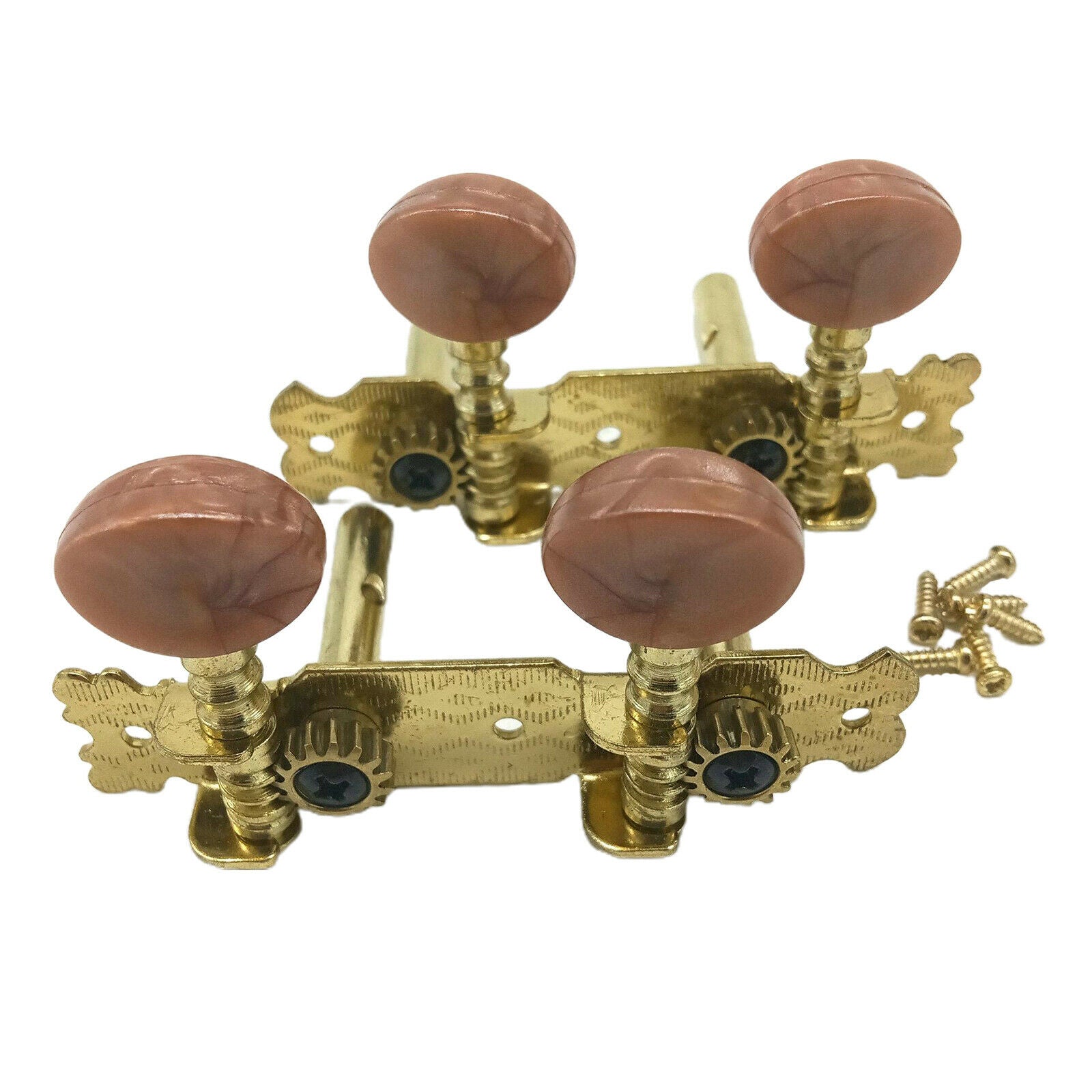 2pcs(L&R) Classical Guitar Machine Heads Tuning Keys Pegs String Tuners(2pcs,