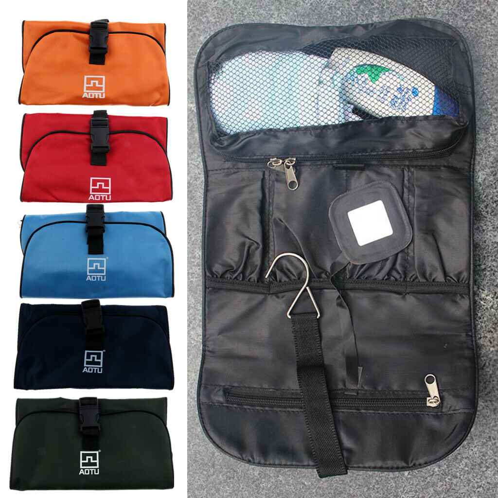 Portable Travel Wash Bag Makeup/Cosmetic Bag Toiletry Organizer Red