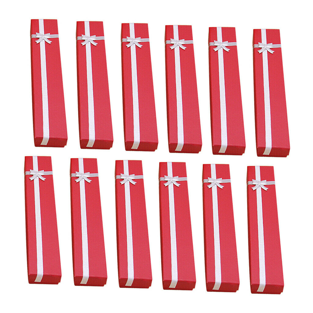 24pcs Jewelry Box Trinket Necklace Paper Box Wedding Gift Box Organizer Box