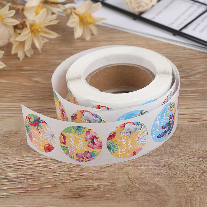 500Pcs/roll Animal flower Stickers for seal label scrapbooking Stationery.l8
