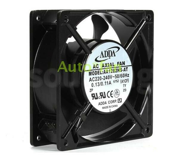 Special Fan for Distribution Cabinet ADDA AA1282HS-AT 12038 220V 0.13/0.11A New