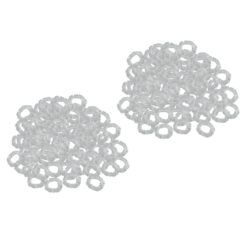200Pcs Disposable Steering Wheel Covers Elastic Anti-dust Clear Cover for