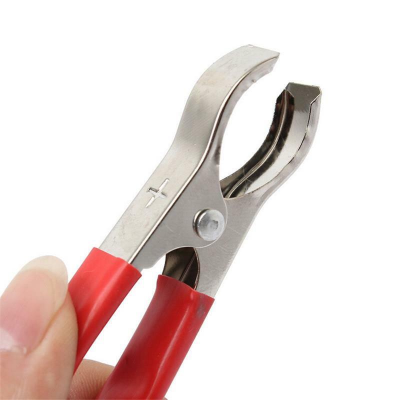 4 X 75mm 30A Crocodile Alligator Car Van Battery Test Lead Insulated Clips hf WF