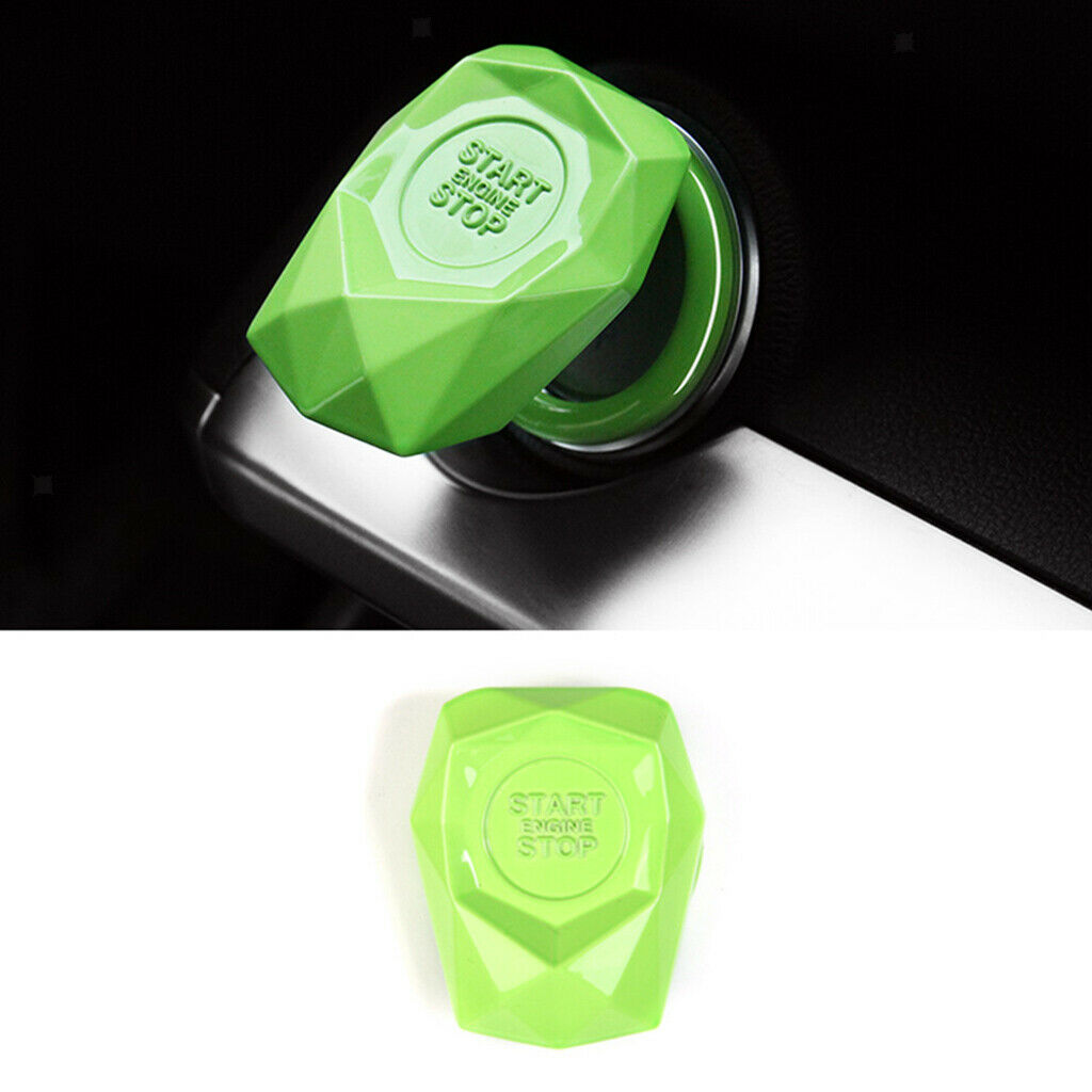 Metal Alloy Car Engine Push Button Protection Cover Start Stop Engine Decorative