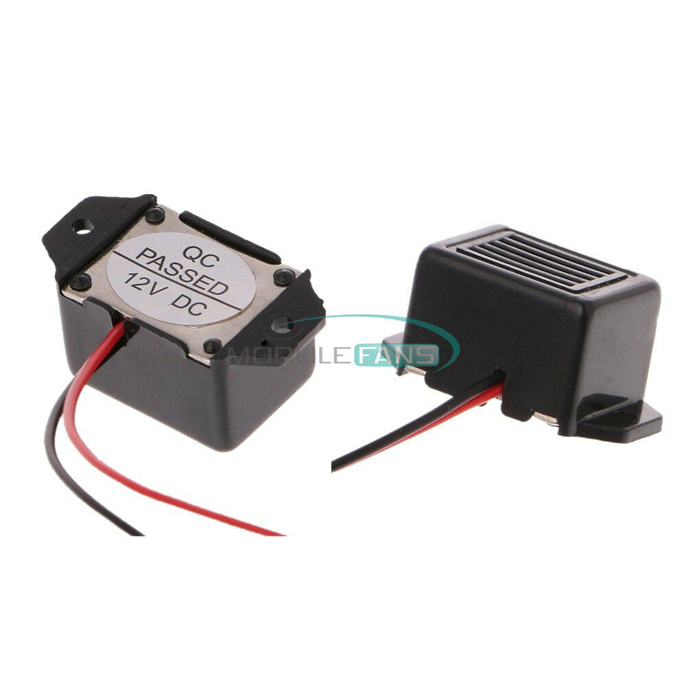 2PCS DC12V 85dB Mini Electronic Alarm Buzzer Constant Tone 8-15V