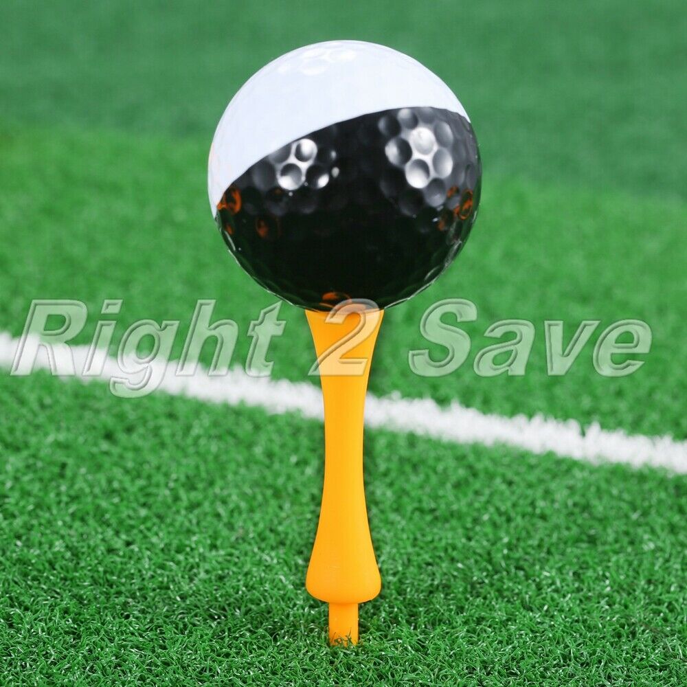 100Pcs/bag Plastic Step Down Golf Tees 70mm Height Control Practice Training