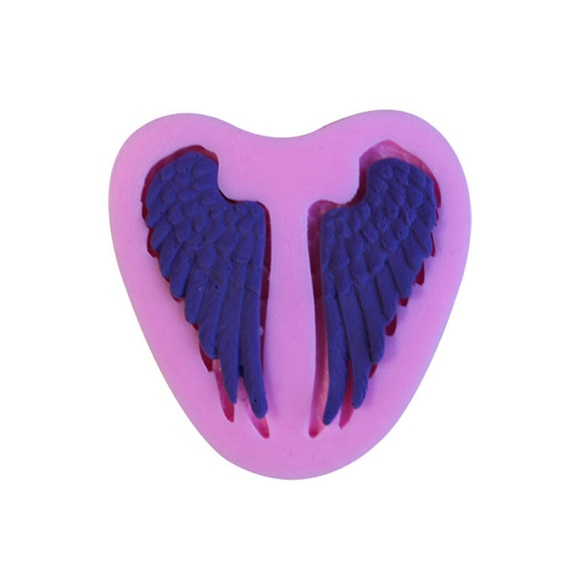 Angel Wings Fondant Mould Sugarcraft Cake Baking Decoration Tool Silicone Mol Lt