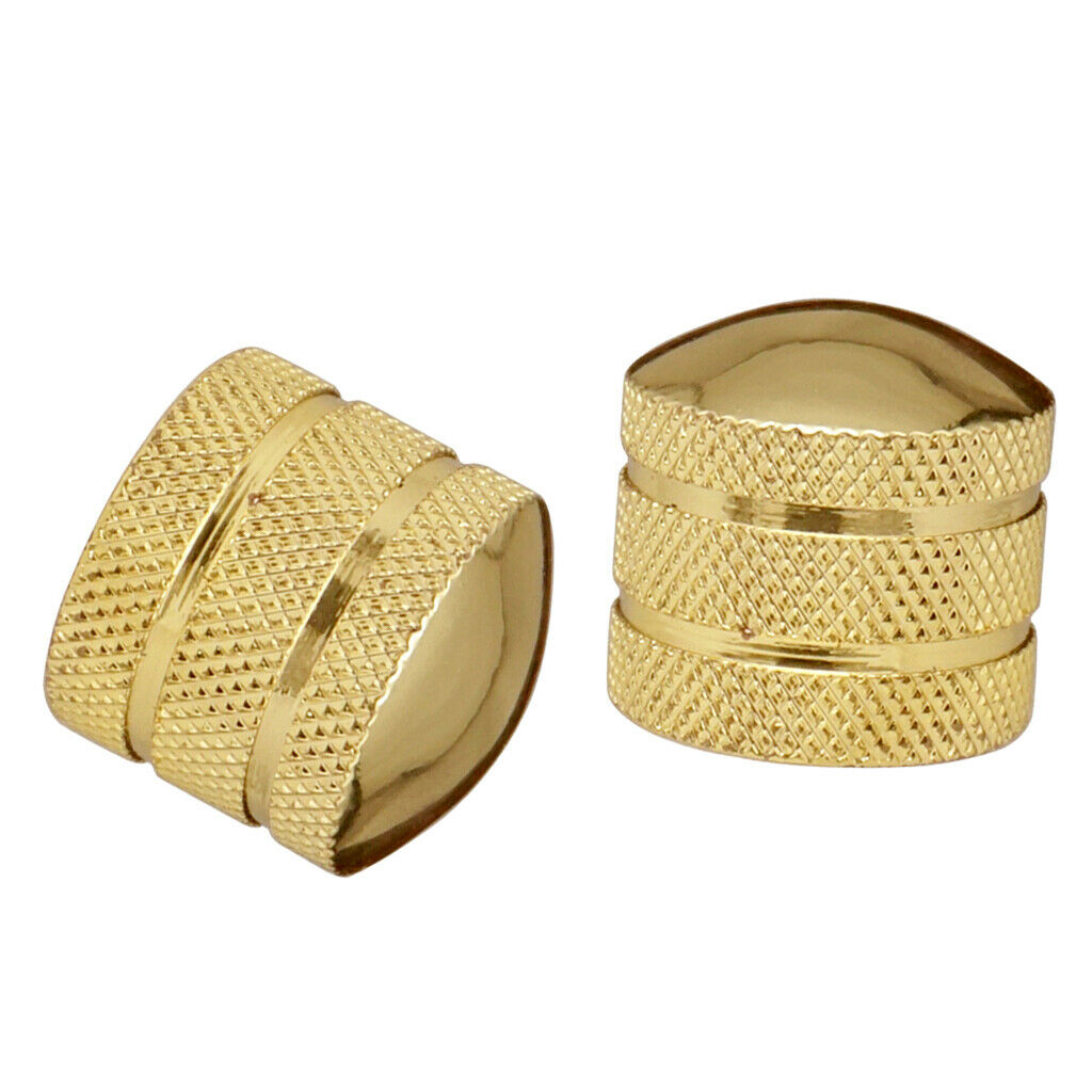 Knurled Golden Dome Tone Knob