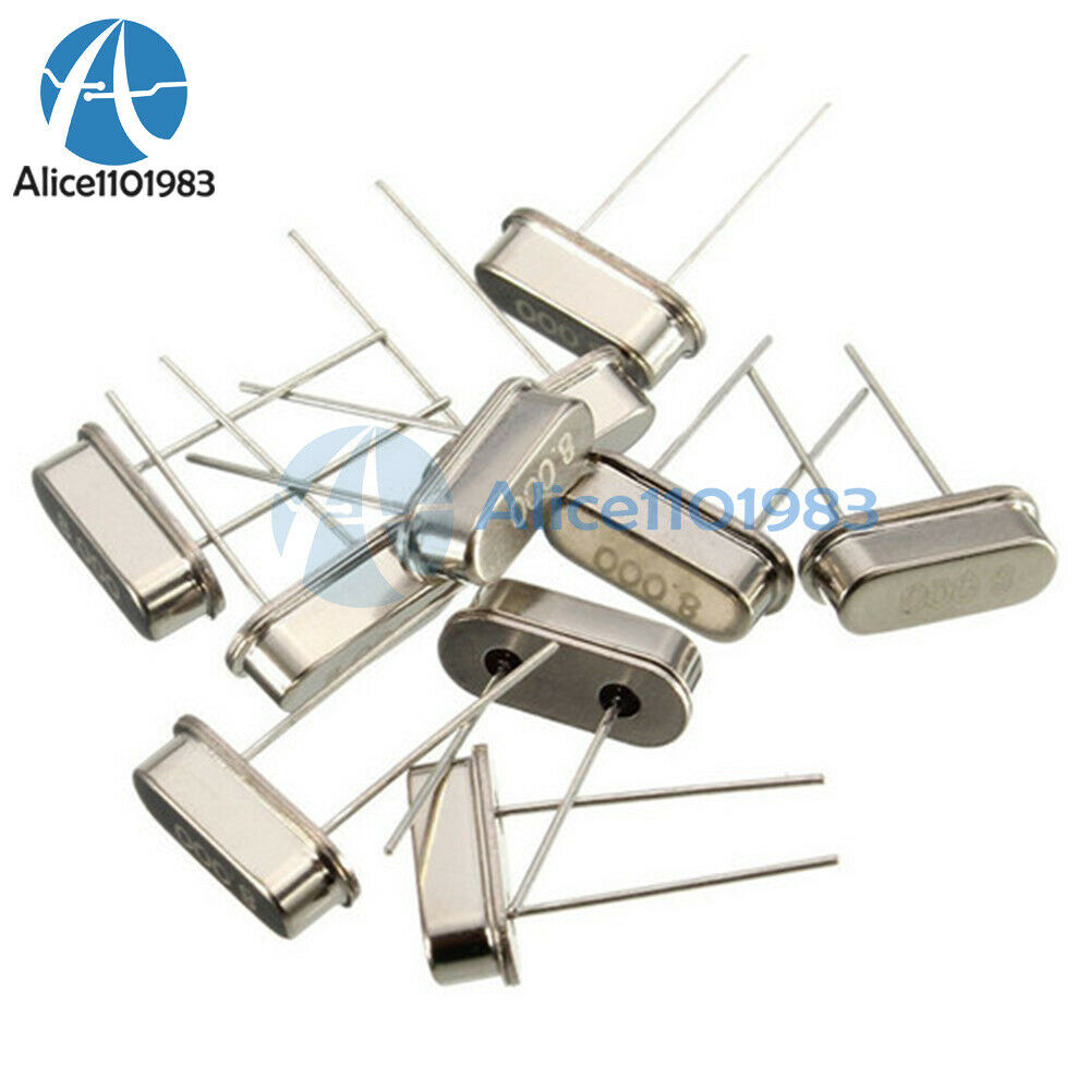 100PCS 8MHz /8.000 MHZ Crystal Oscillator HC-49S 8MHz