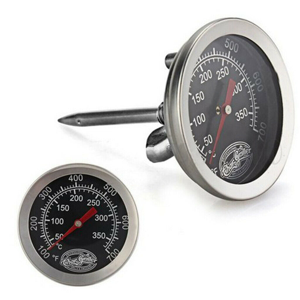 2Pcs New Barbecue BBQ Grill Thermometer Temp Gauge Outdoor Cam Cook Tool
