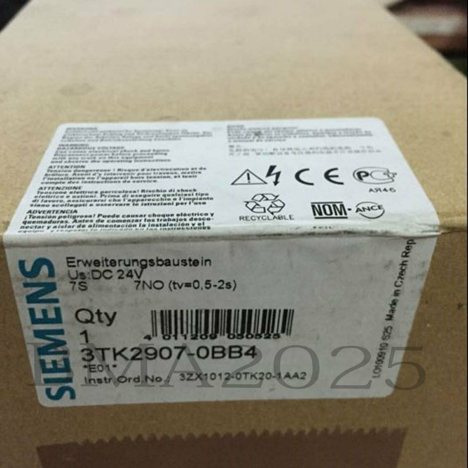 1PC New 3TK2907-0BB4 3TK29070BB4 1year warranty DHL free ship SM9T