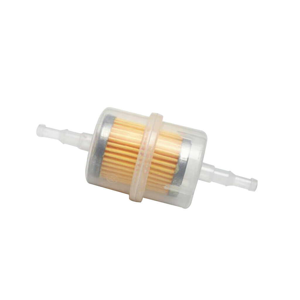 2x 6mm / 8mm Motorcycle Fuel Filter with Plastic Material