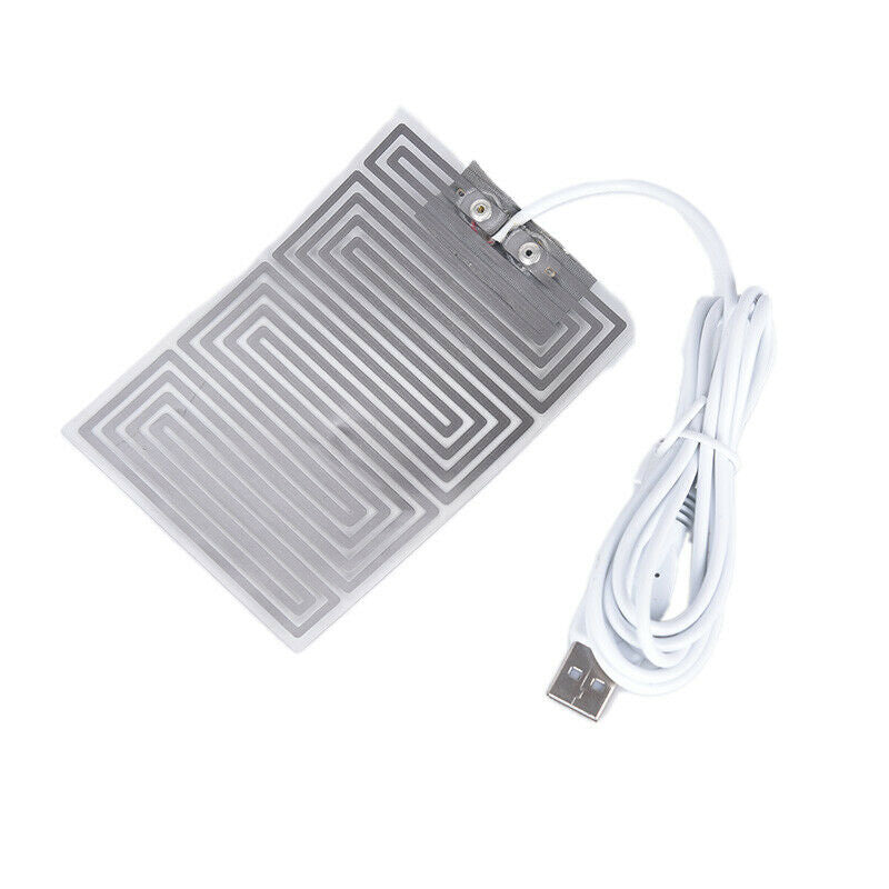 Metal Heating Pad Hand Warmer Heated Insole USB Heating Film Electric Hea.l8