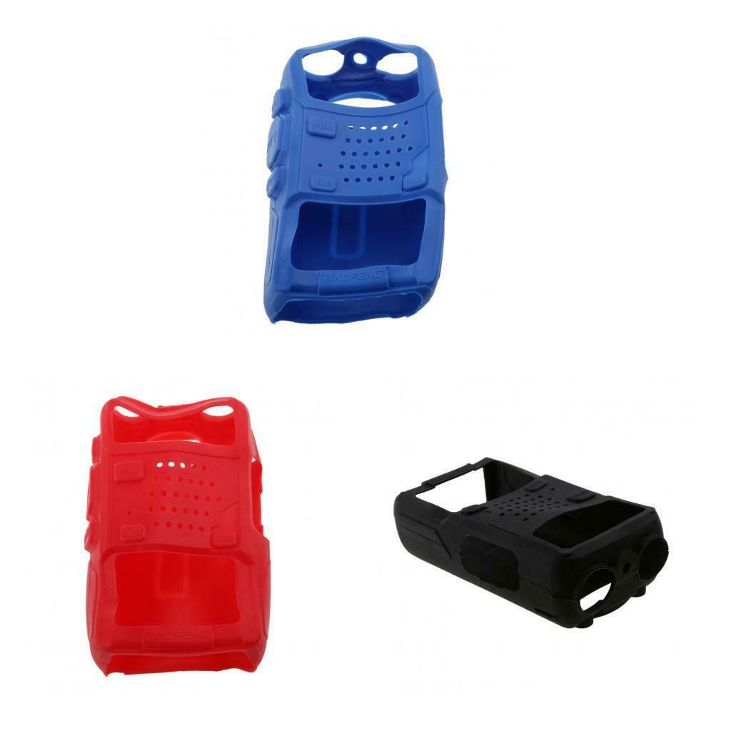 3x Rubber Soft Handheld Case Cover For Baofeng UV-5R UV5R+ UV-5RE Plus Radio